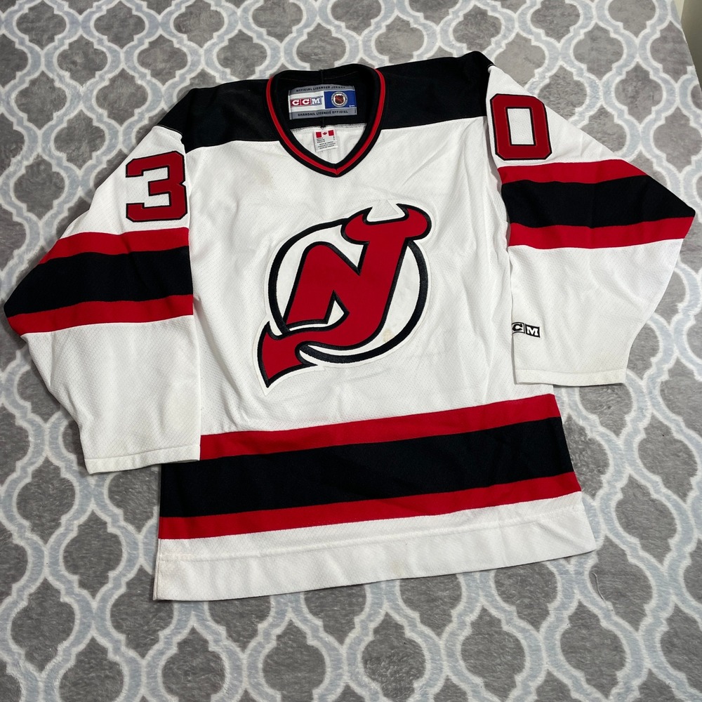 CCM New Jersey Devils Jersey Martin Brodeur 30 NHL Hockey Mens Small White